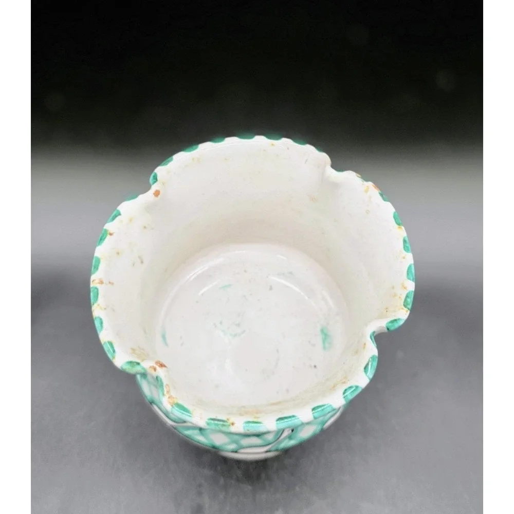 Vintage C.A.E.M Orvieto Italian Pottery Antelope Goblet Cup 4.5